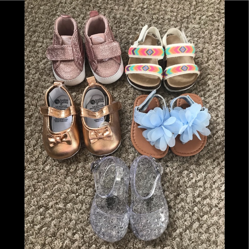 New Infant Girl Shoes (Size 3-6 Months) ❤️